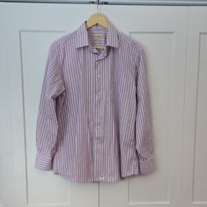 Tommy Bahama Purple Striped Dress Shirt